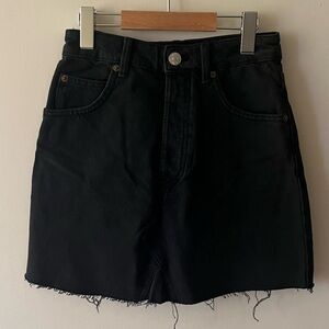 Zara high waisted denim skirt
